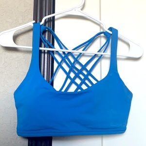 Lululemon blue sports bra